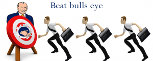 Beat bulls eye