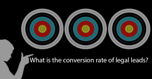 conversion rate of legal leads