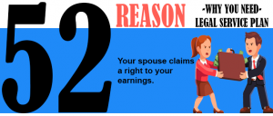 Your spouse claims a right to your earning